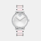 Bold Women Quartz Silver Dial Analog Stainless Steel Watch 3601300