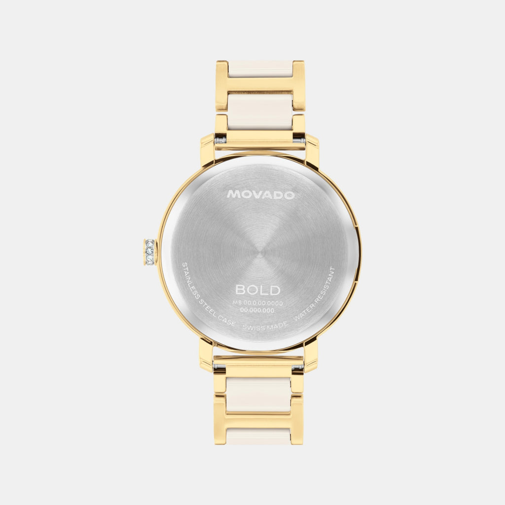 Bold Women Quartz Taupe Dial Analog Stainless Steel Watch 3601301