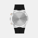 Bold Men Quartz Black Dial Chronograph Silicone Watch 3601330