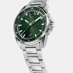Bold Verso S Men Quartz Green Dial Analog Stainless Steel Watch 3601390