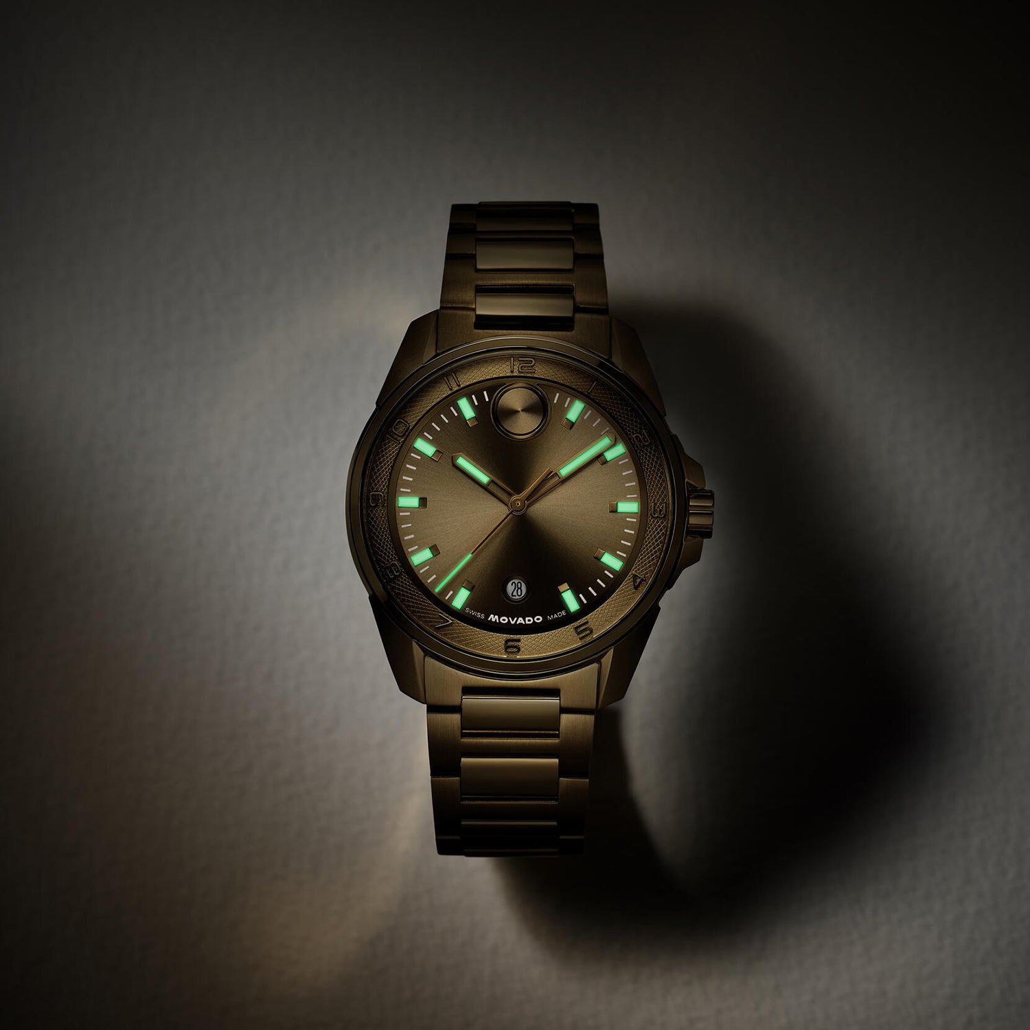 Bold Verso S Men Quartz Green Dial Analog Stainless Steel Watch 3601390