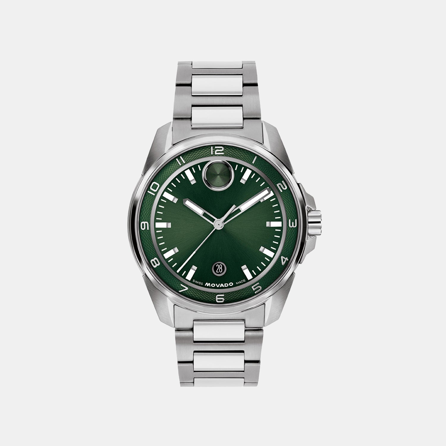 Bold Verso S Men Quartz Green Dial Analog Stainless Steel Watch 3601390