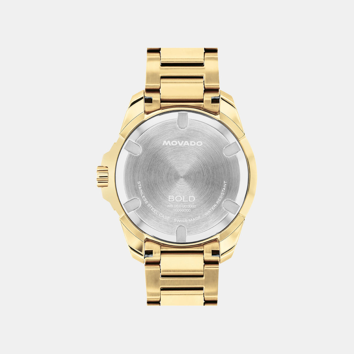 Men Quartz Gold Dial Analog Stainless Steel Watch 3601392