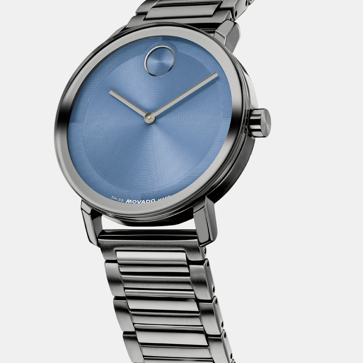 Men Quartz Blue Dial Analog Stainless Steel Watch 3601422