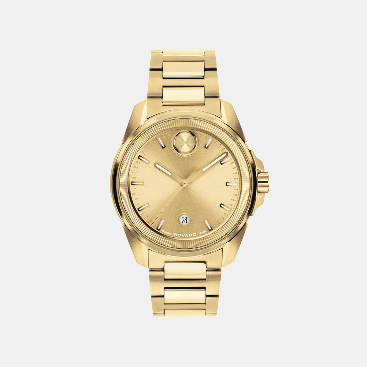 Bold Verso Men Quartz Gold Dial Analog Stainless Steel Watch 3601439