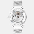 Heritage Men Quartz Blue Dial Analog Stainless Steel Watch 3650136