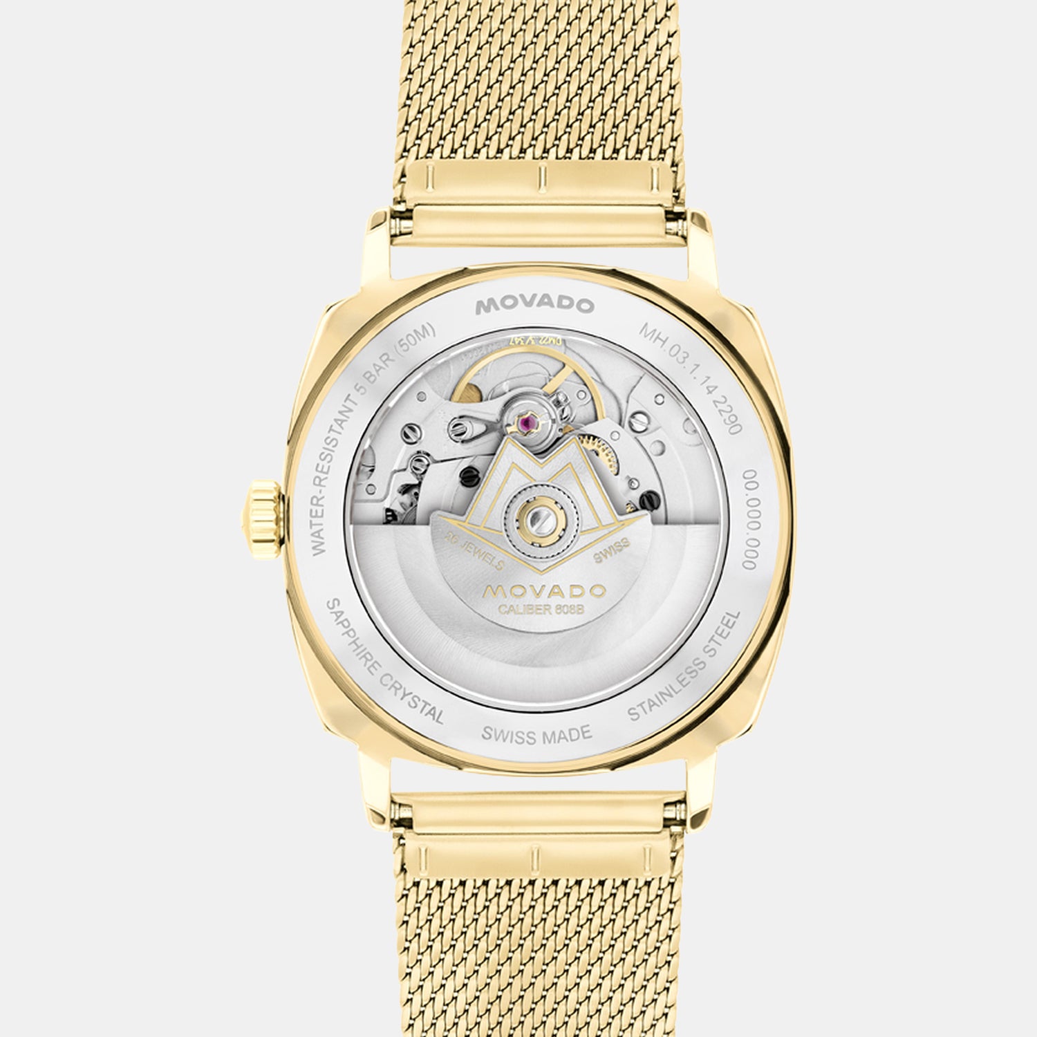 Heritage Kingmatic Men Automatic Ivory Dial Analog Stainless Steel Watch 3650170