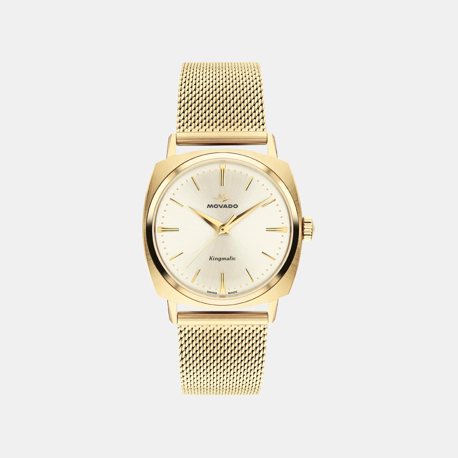 Heritage Kingmatic Men Automatic Ivory Dial Analog Stainless Steel Watch 3650170
