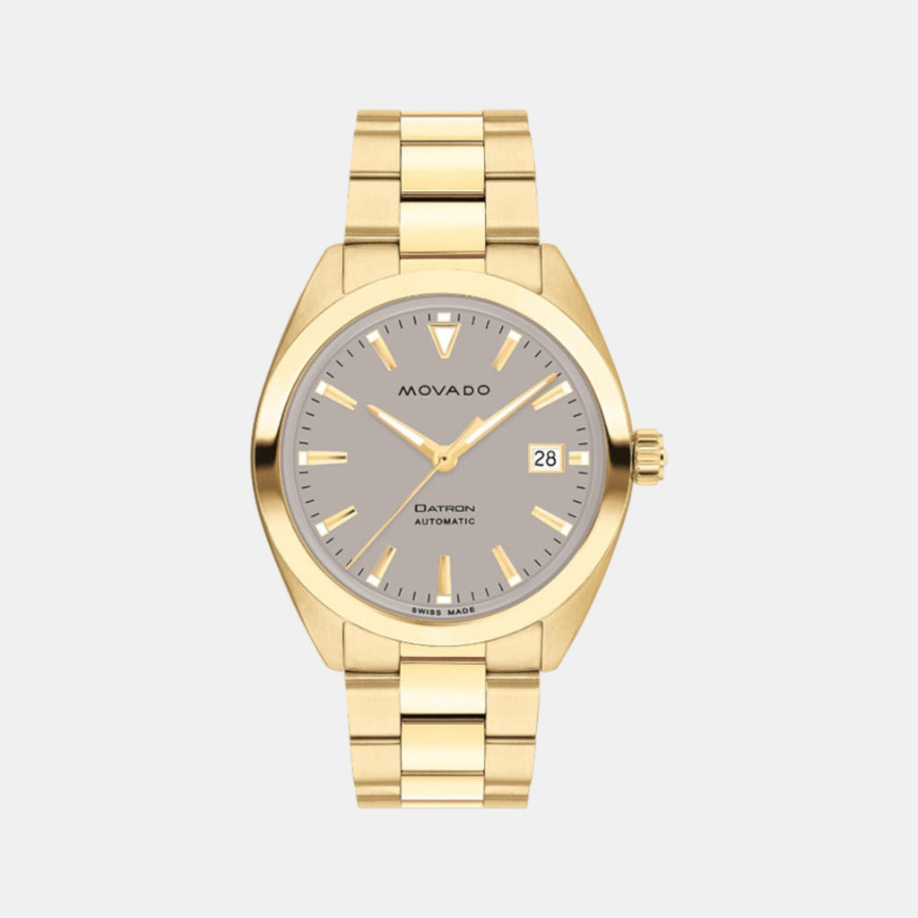 Datron Men Automatic Grey Dial Analog Stainless Steel Watch 3650172