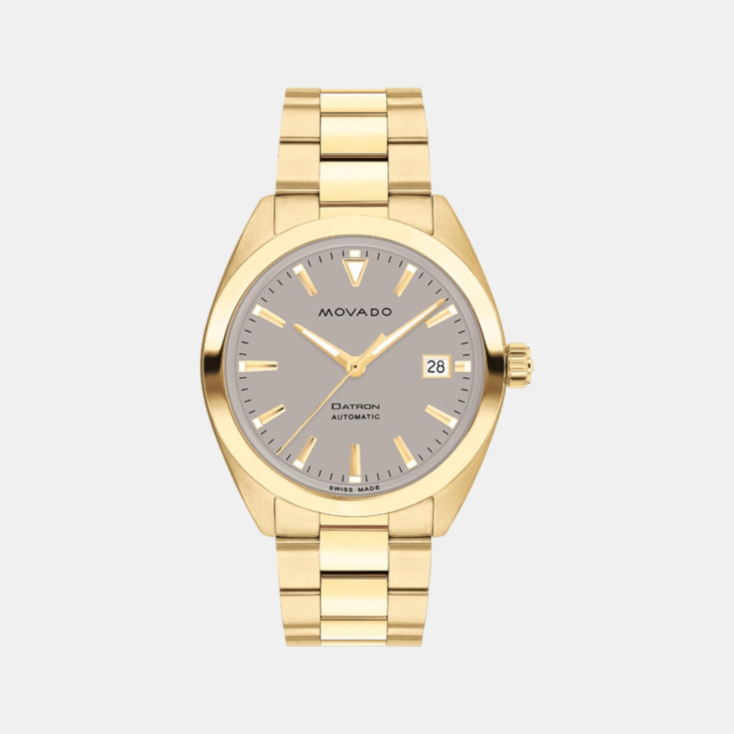 Datron Men Automatic Grey Dial Analog Stainless Steel Watch 3650172