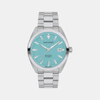 Datron Heritage Men Quartz Blue Dial Analog Stainless Steel Watch 3650175