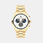 Movado Round White Chronograph watch