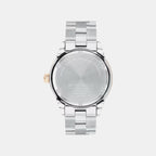 Heritage Men Quartz Blue Dial Analog Stainless Steel Watch 3650185