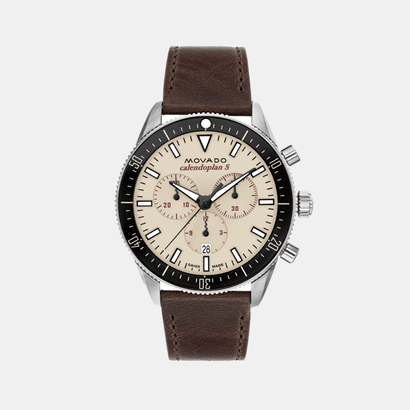 Movado Round Sand Chronograph watch