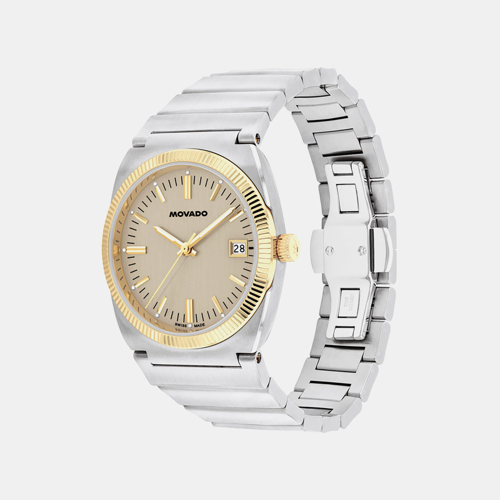 Heritage Unisex Quartz Grey Dial Analog Stainless Steel Watch 3650216
