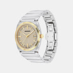 Heritage Unisex Quartz Grey Dial Analog Stainless Steel Watch 3650216