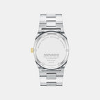 Heritage Unisex Quartz Grey Dial Analog Stainless Steel Watch 3650216