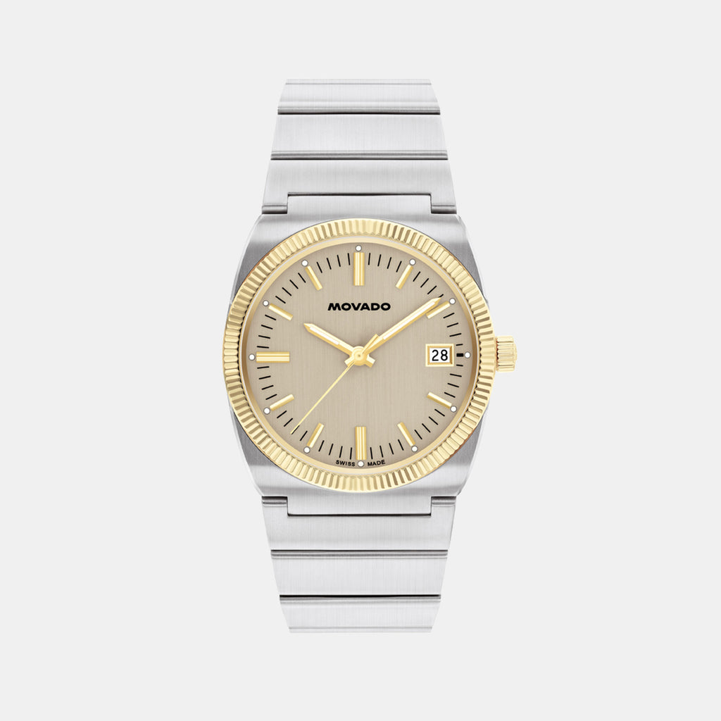 Heritage Unisex Quartz Grey Dial Analog Stainless Steel Watch 3650216