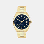 Datron Unisex Automatic Blue Dial Analog Stainless Steel Watch 3650235