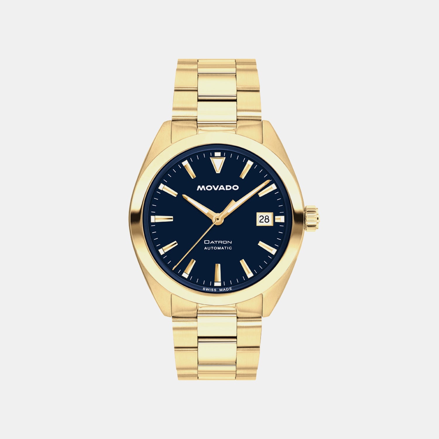 Datron Unisex Automatic Blue Dial Analog Stainless Steel Watch 3650235