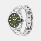 Heritage Men Automatic Green Dial Analog Stainless Steel Watch 3650236