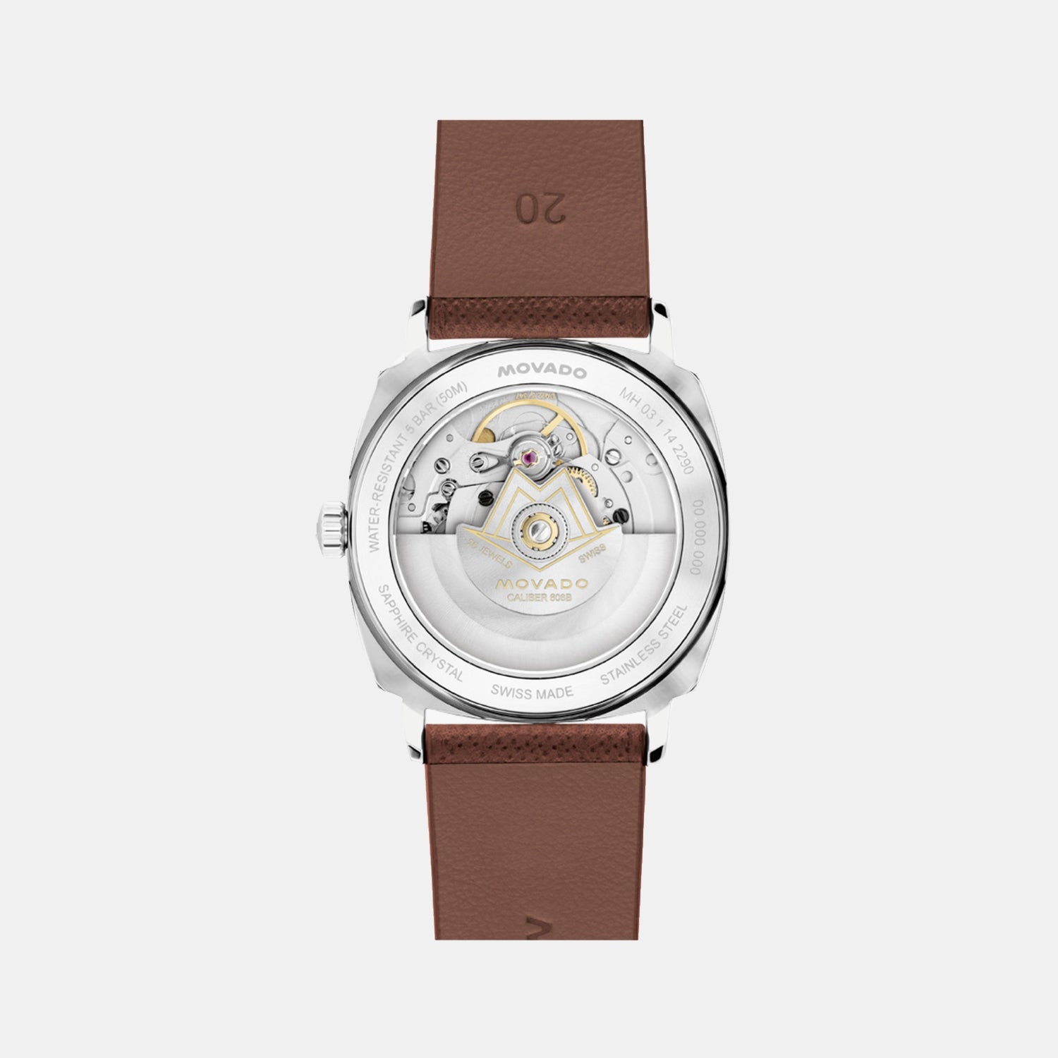 Heritage Kingmatic Men Automatic Black Dial Analog Leather Watch 3650237