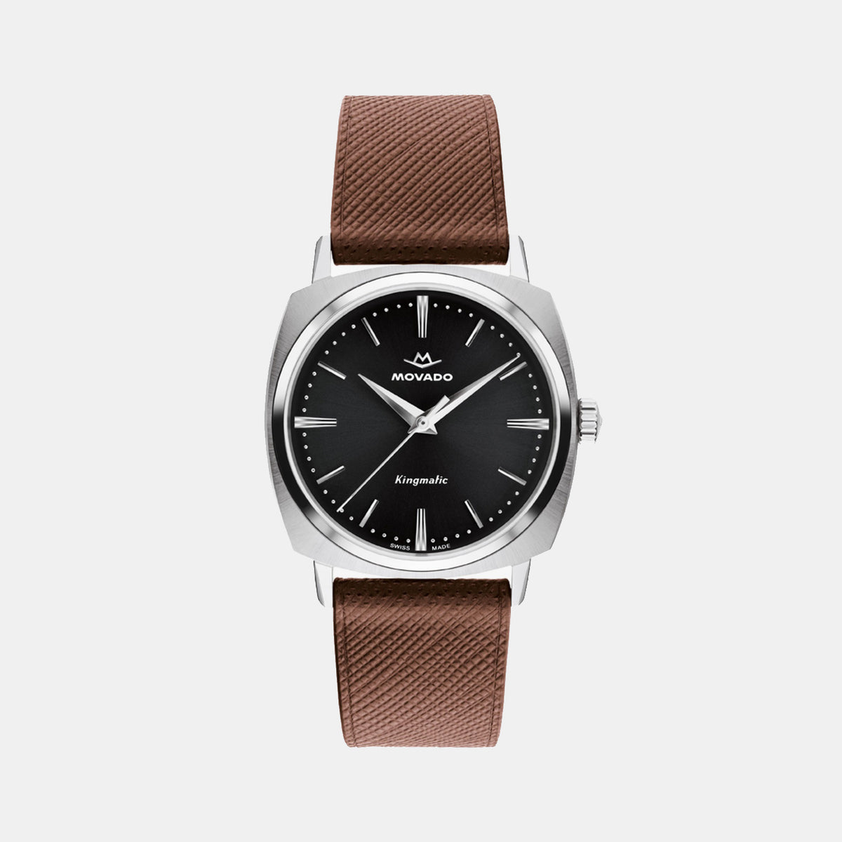 Heritage Kingmatic Men Automatic Black Dial Analog Stainless Steel Watch 3650237