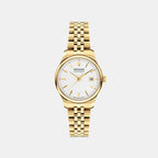 Heritage Calendoplan Women Quartz White Dial Analog Stainless Steel Watch 3650239