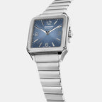 Heritage 1917 Men Quartz Blue Dial Analog Stainless Steel Watch 3650256