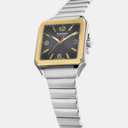 Heritage 1917 Men Automatic Grey Dial Analog Stainless Steel Watch 3650257
