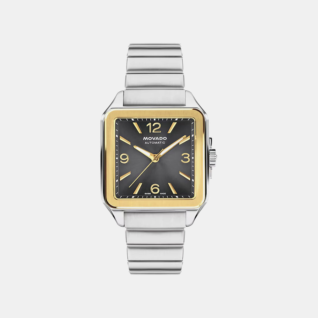Heritage 1917 Men Automatic Grey Dial Analog Stainless Steel Watch 3650257