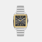 Heritage 1917 Men Automatic Grey Dial Analog Stainless Steel Watch 3650257