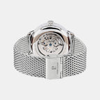 Men Automatic Blue Dial Analog Mesh Watch 391C168