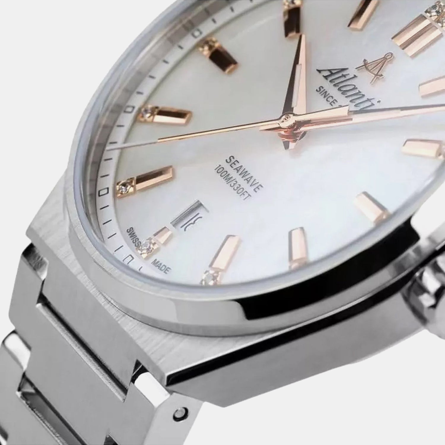 Seawave Women Quartz White Dial Analog Stainless Steel Watch 39365.41.01R