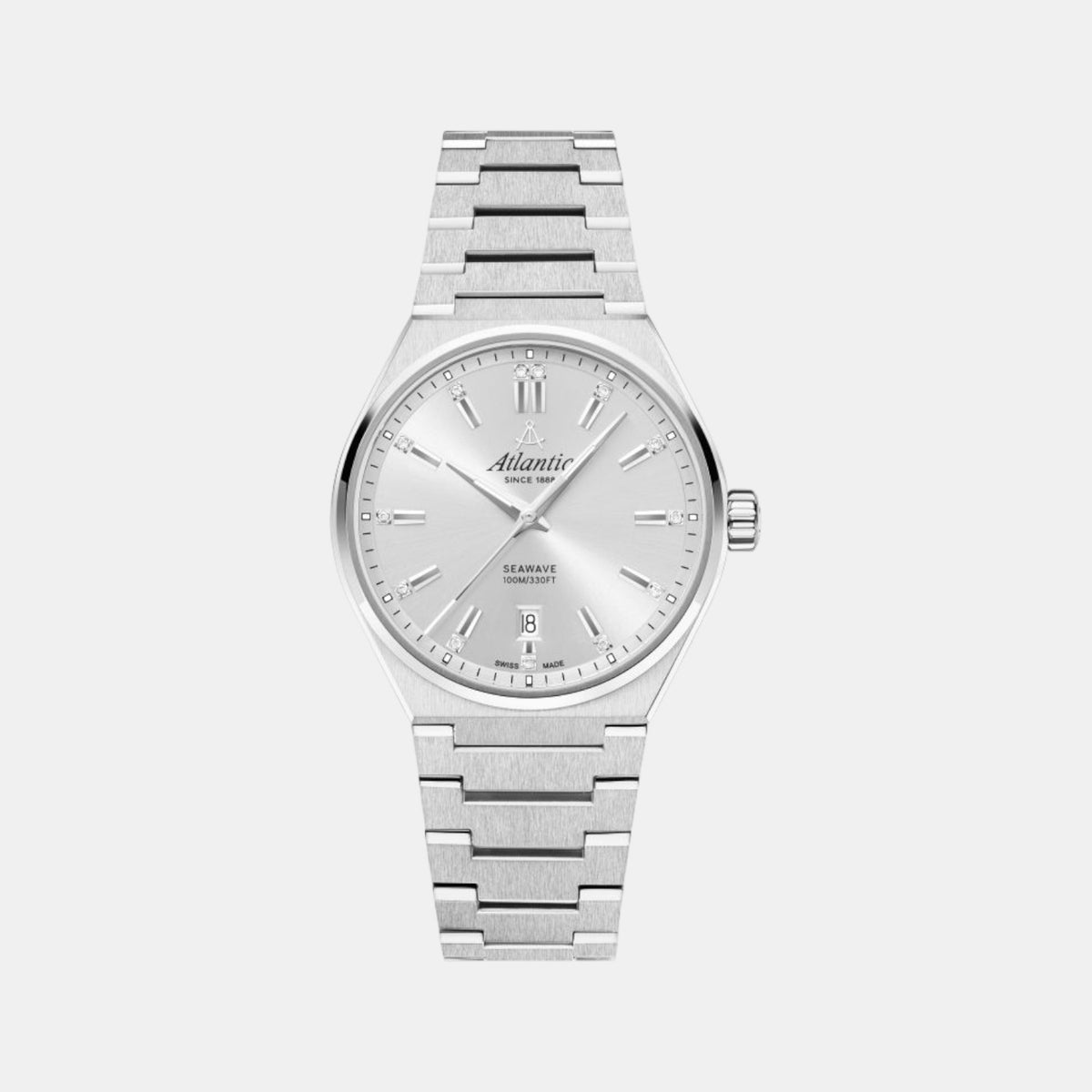 Seawave Women Quartz Silver Dial Analog Stainless Steel Watch 39365.41.21-1