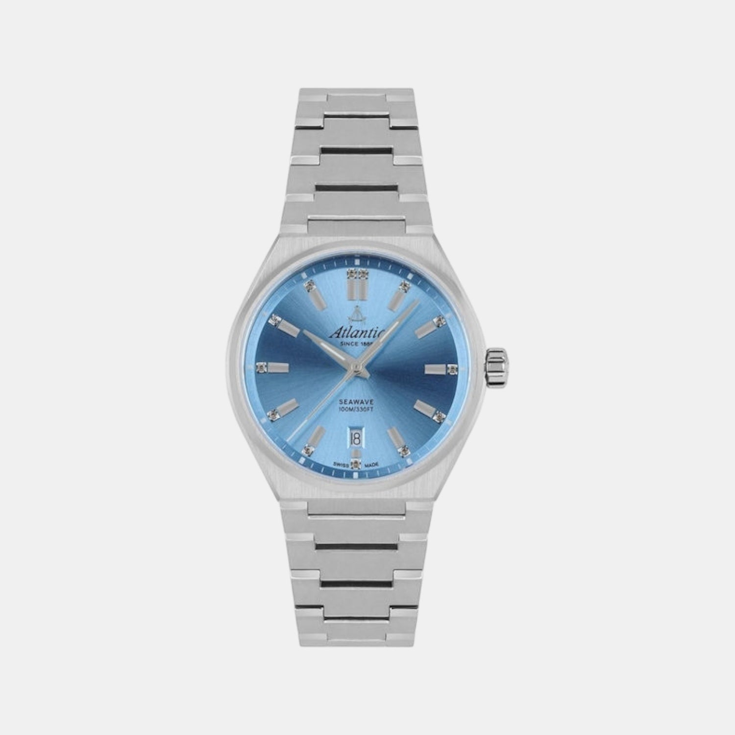 Seawave Women Quartz Blue Dial Analog Stainless Steel Watch 39365.41.51-1
