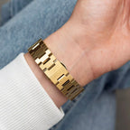 Seawave Women Quartz Gold Dial Analog Stainless Steel Watch 39365.45.31