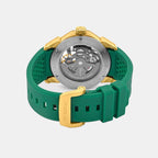 Quantum Men Automatic Grey Dial Analog Silicone Watch 395-P21412
