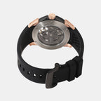 Vortex Men Automatic Black Dial Analog Silicone Watch 395-P41506