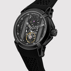 Quantum Men Automatic Grey Dial Analog Silicone Watch 395-P81506