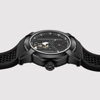 Quantum Men Automatic Grey Dial Analog Silicone Watch 395-P81506
