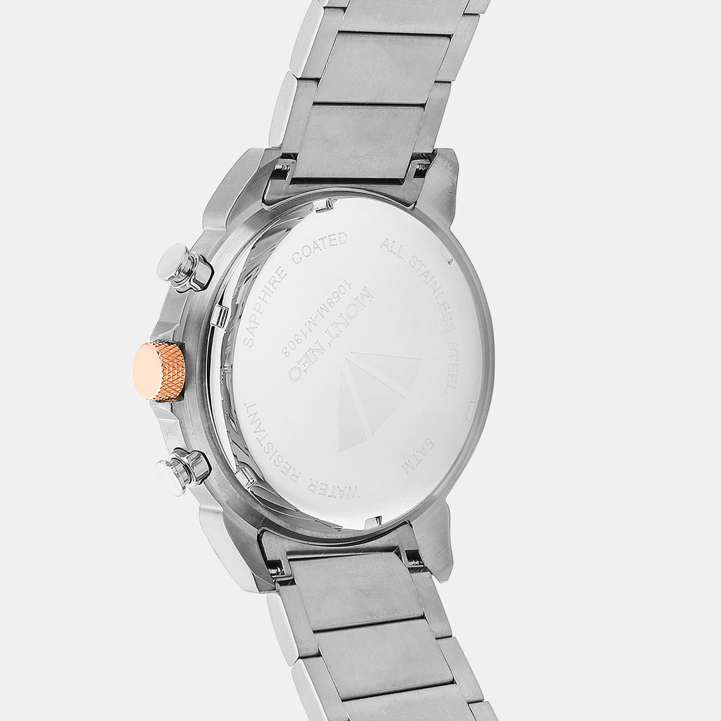 Mont Neo Men Round Silver watch