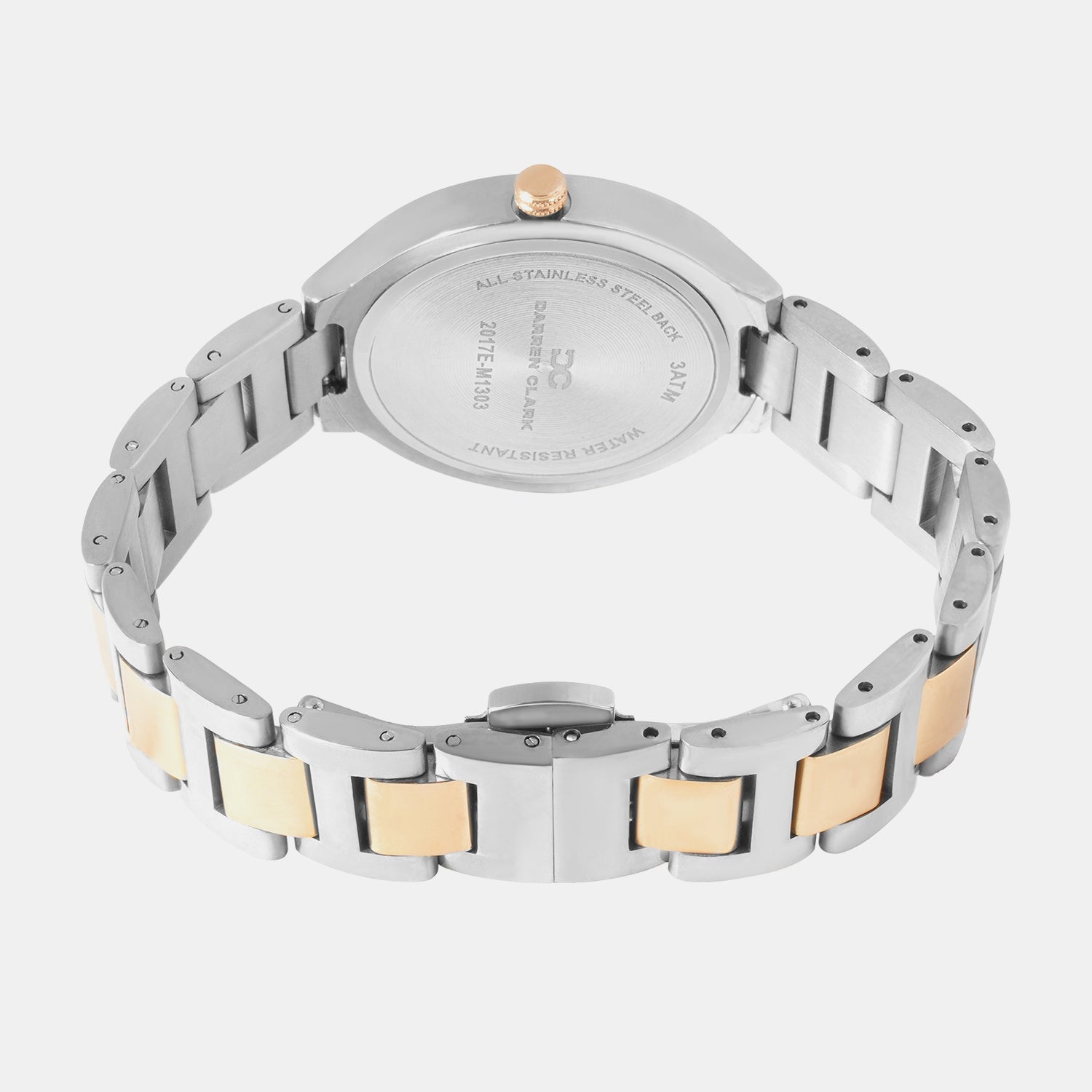 Women Quartz Silver Dial Analog Metal Watch 2017E-M1303