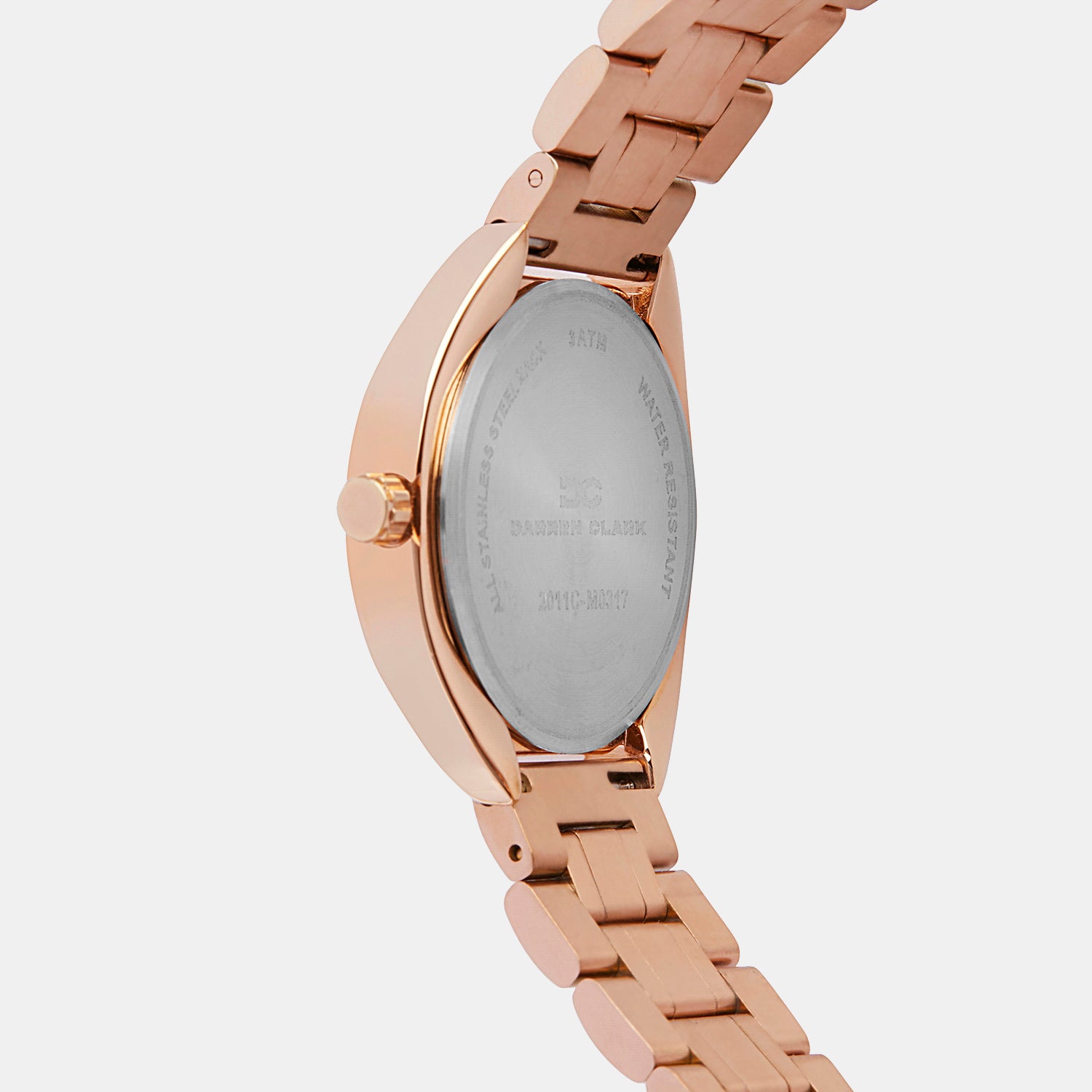 Women Quartz Sea Blue Mother Of Pearl Dial Analog Metal Watch 2011C-M0317