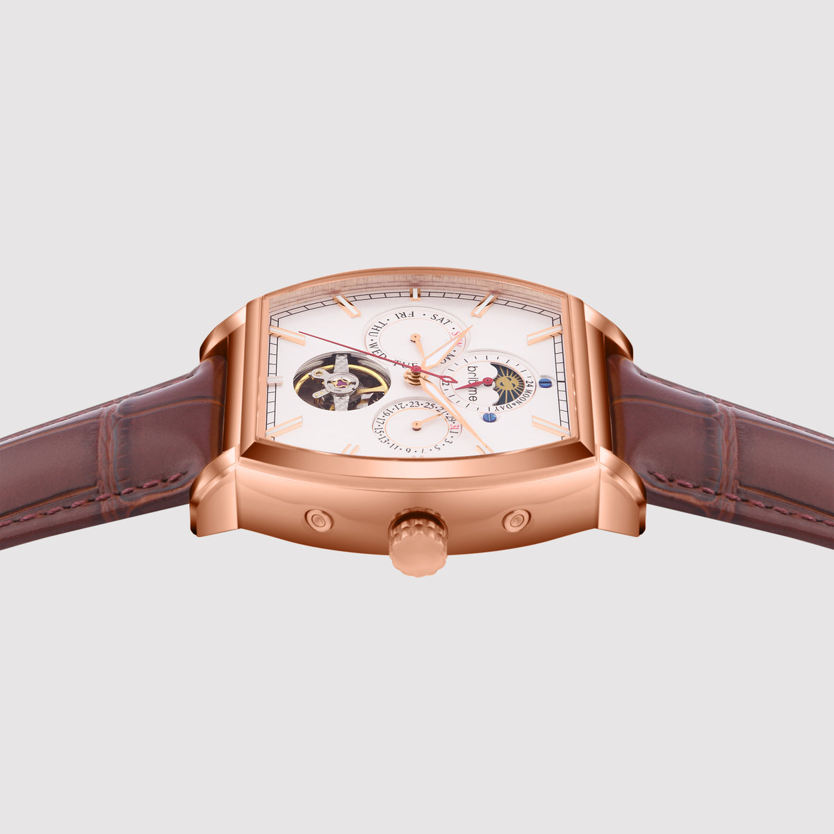 Britime Men Square Silver watch