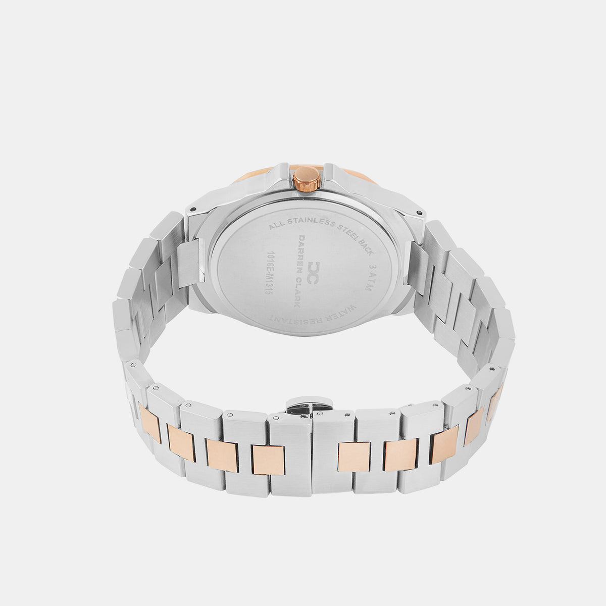 Men Quartz Grey Dial Multi-Function Metal Watch 1016E-M1315