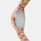 Women Quartz Pink Mother Of Pearl Dial Analog Metal Watch 2011C-M0318