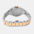 Women Quartz Grey Dial Analog Metal Watch 2012E-M1315