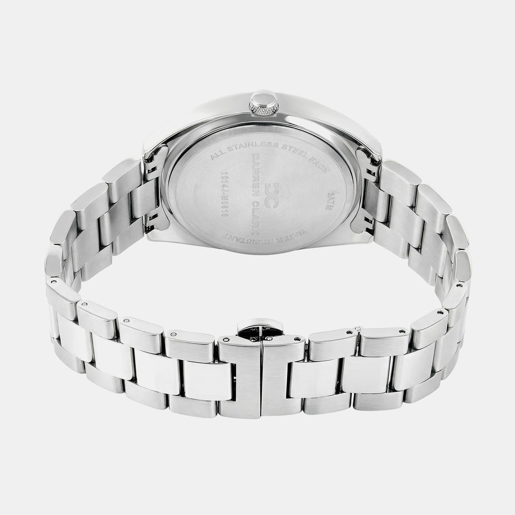 Men Quartz Grey Dial Multi-Function Metal Watch 1014J-M0816