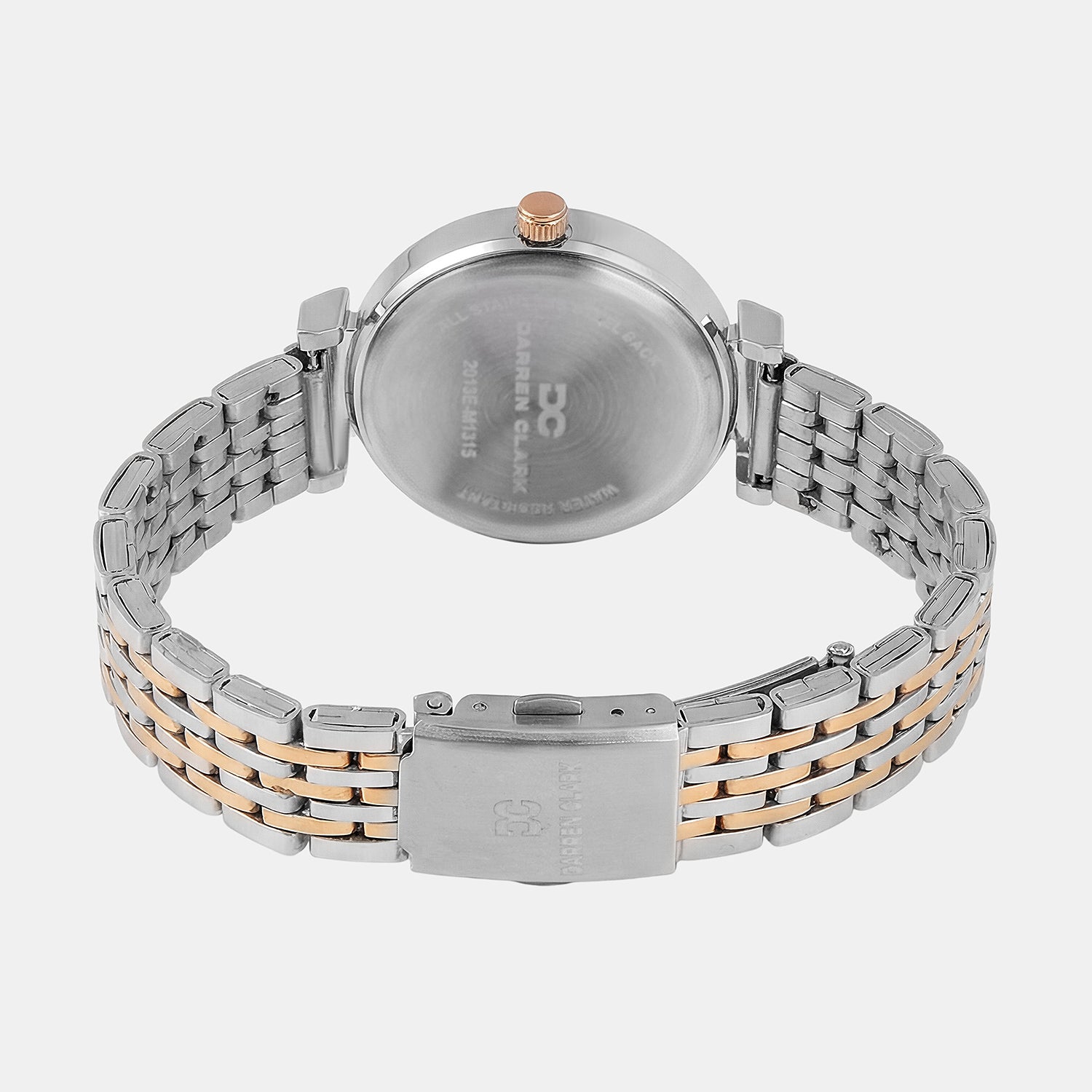 Women Quartz Grey Dial Analog Metal Watch 2013E-M1315